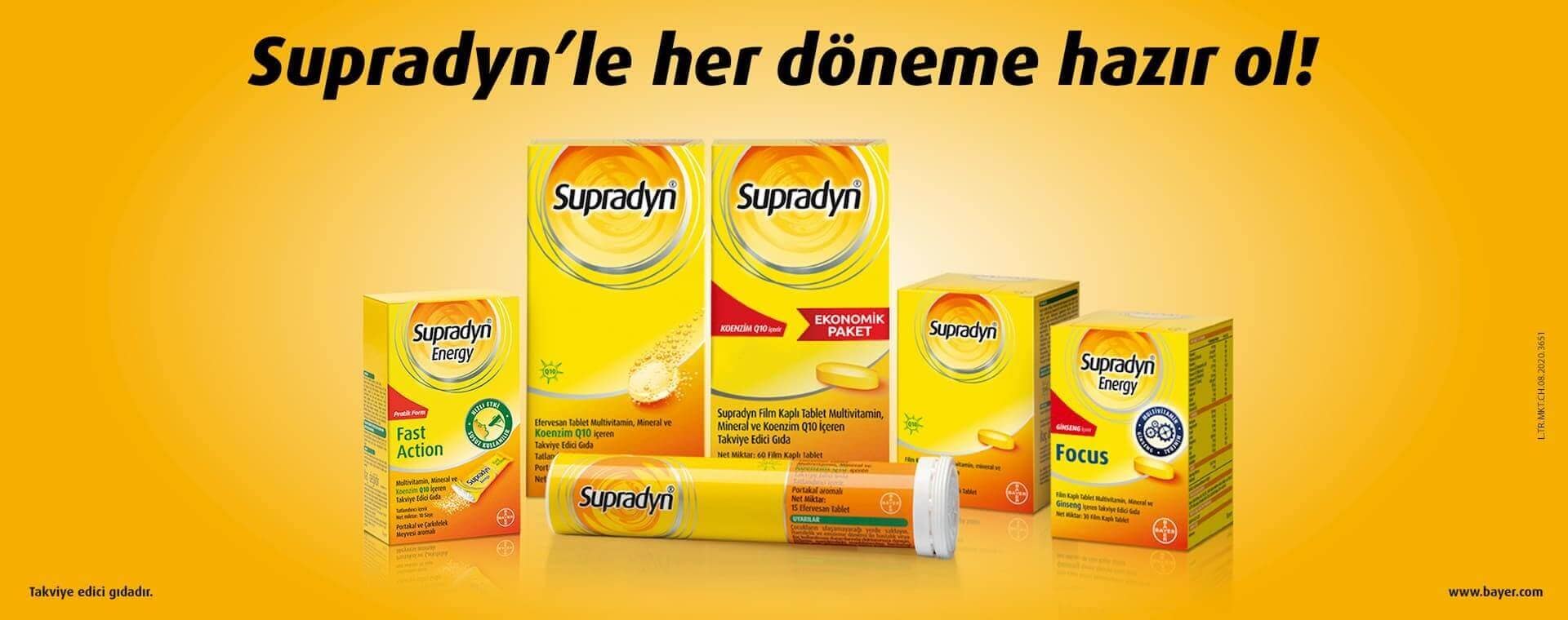 Supradyn ürün ailesi