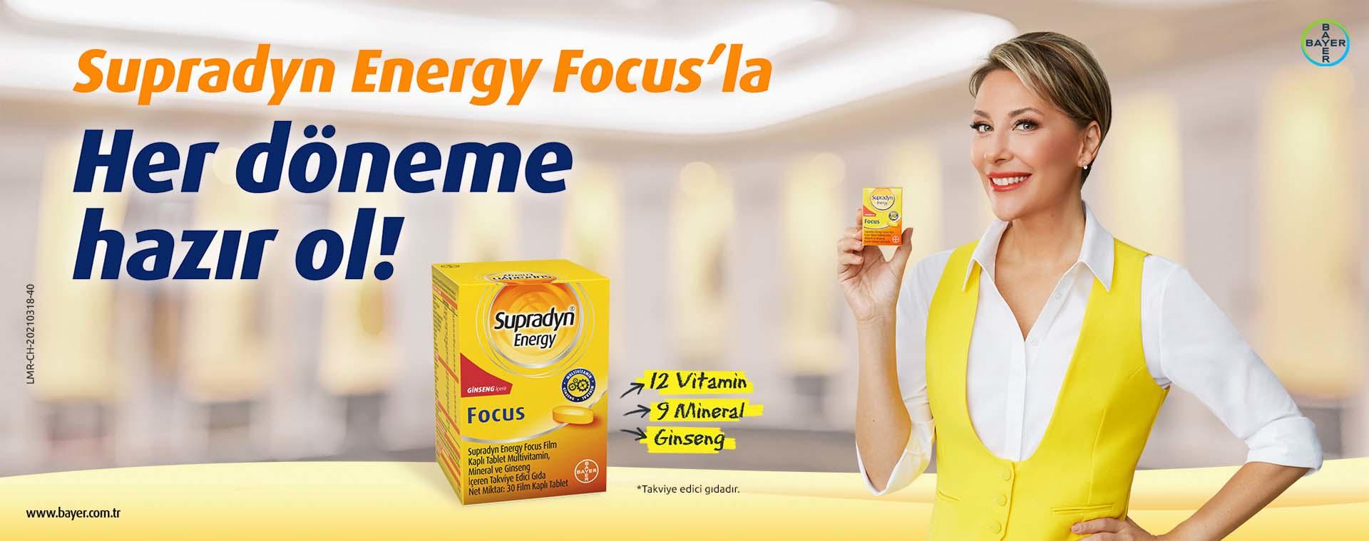 Supradyn® Energy Focus'la Her Döneme Hazır Ol
