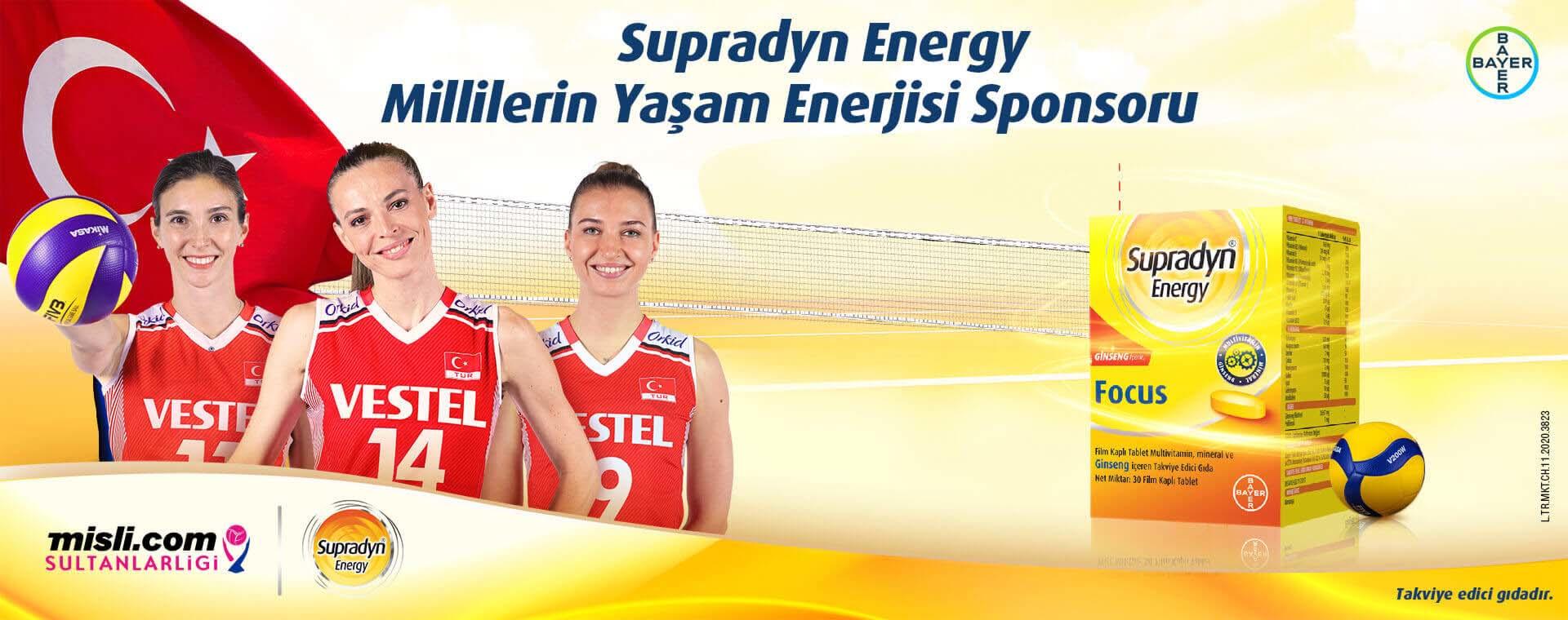 Supradyn® Energy Millilerin Yaşam Enerjisi Sponsoru